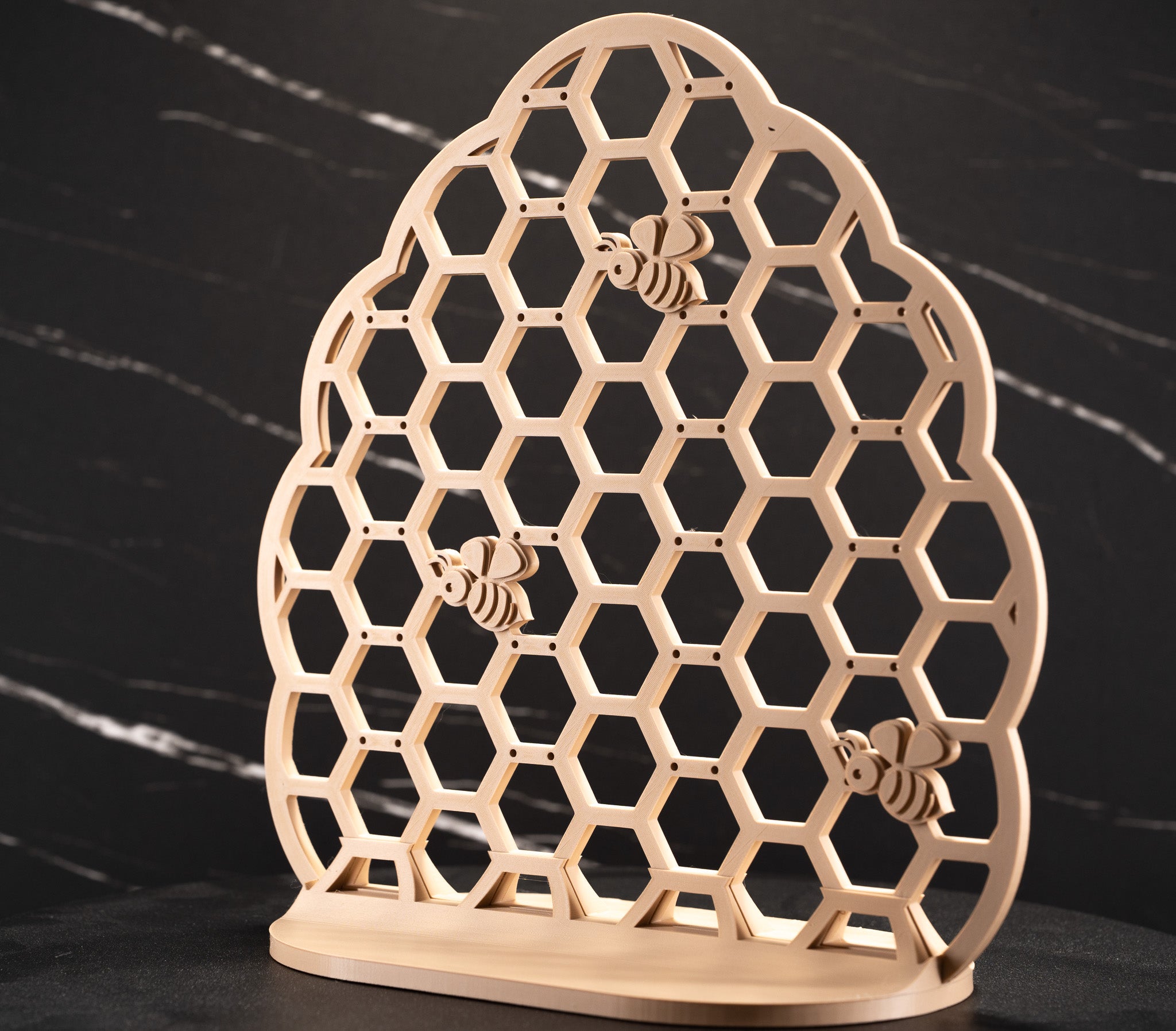 Honeycomb Bee Jewelry Holder