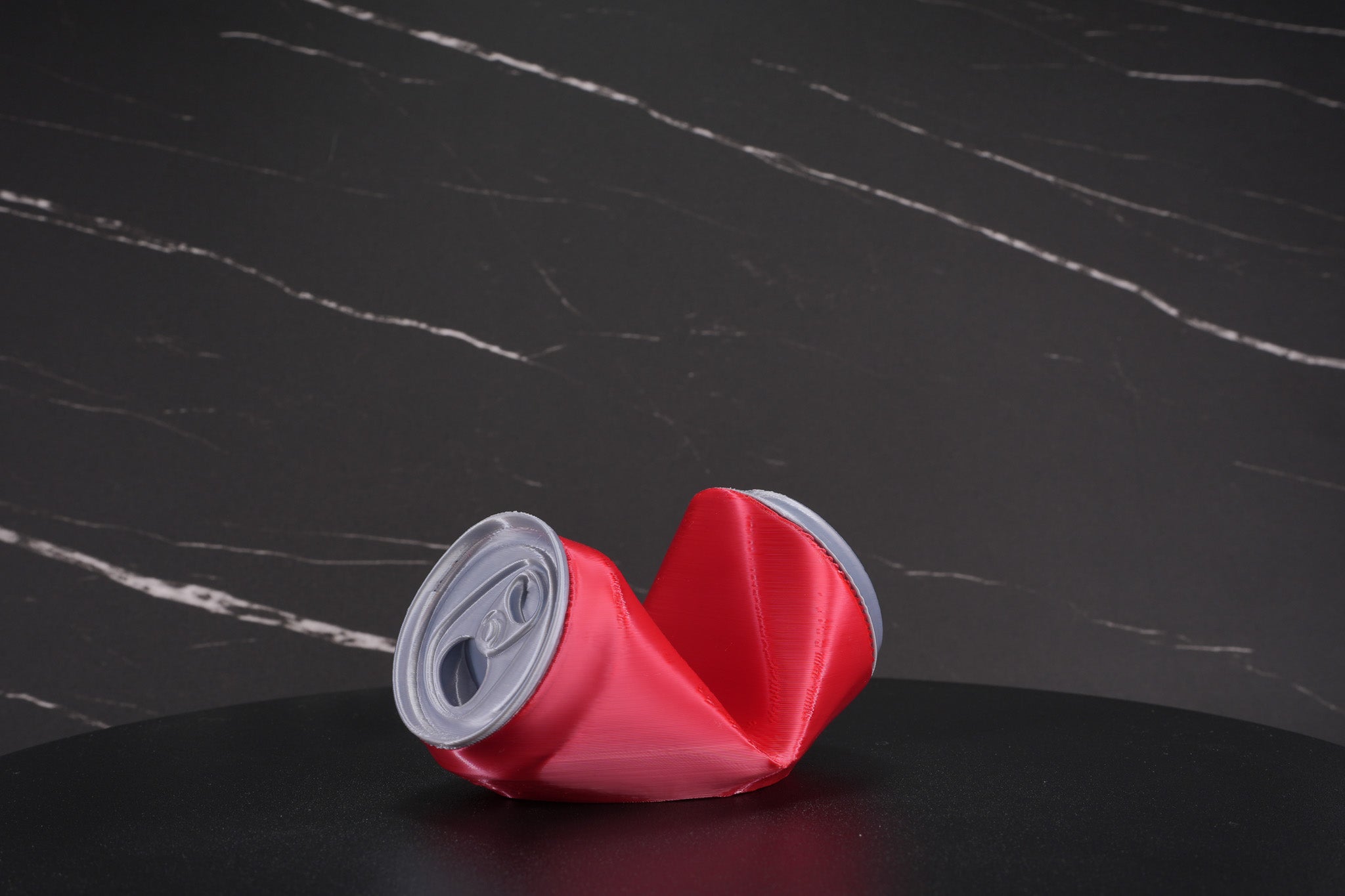 Crushed Soda Can Phone Holder