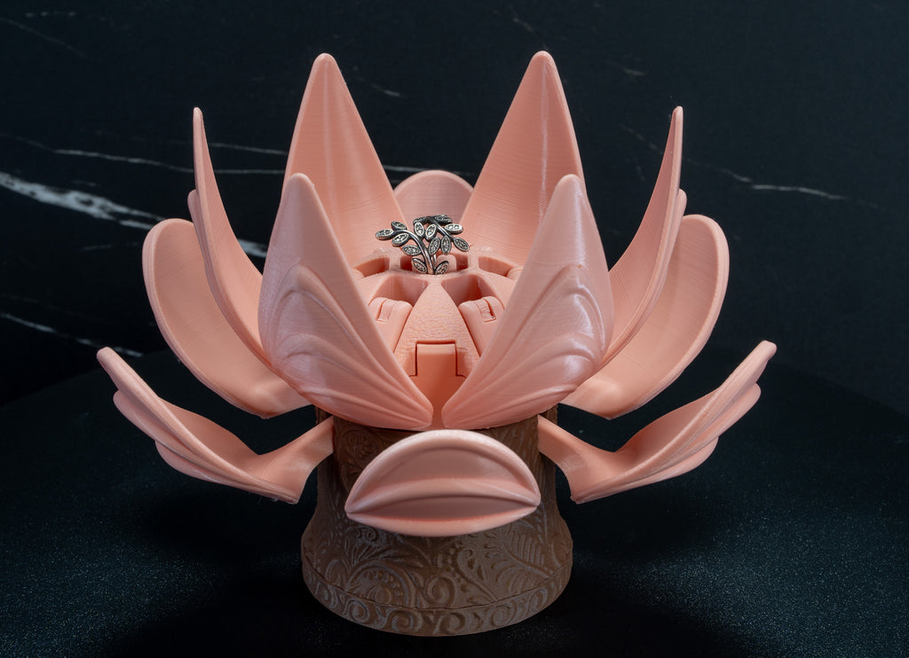 Blooming Flower Ring Holder